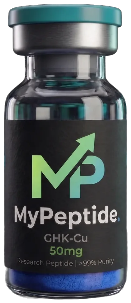 Flacon MyPeptide GHK-Cu 50 mg, poudre lyophilis&eacute;e