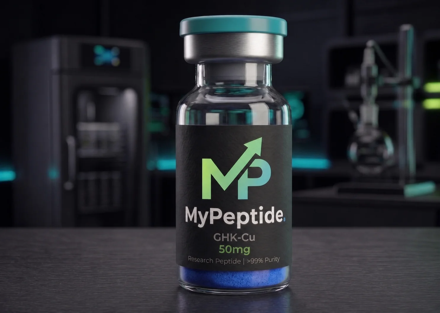GHK-Cu 50mg – Peptide Cuivre Régénération Cutanée et Capillaire