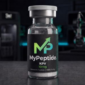 Fiole de KPV 10mg MyPeptide, tripeptide anti-inflammatoire lyophilisé, pureté HPLC 99%